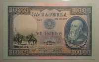 Nota 1000$00 escudos 1942 - Portes Grátis