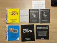 Folhetos de Gameboy Advance e Color - GB, GBC, GBA