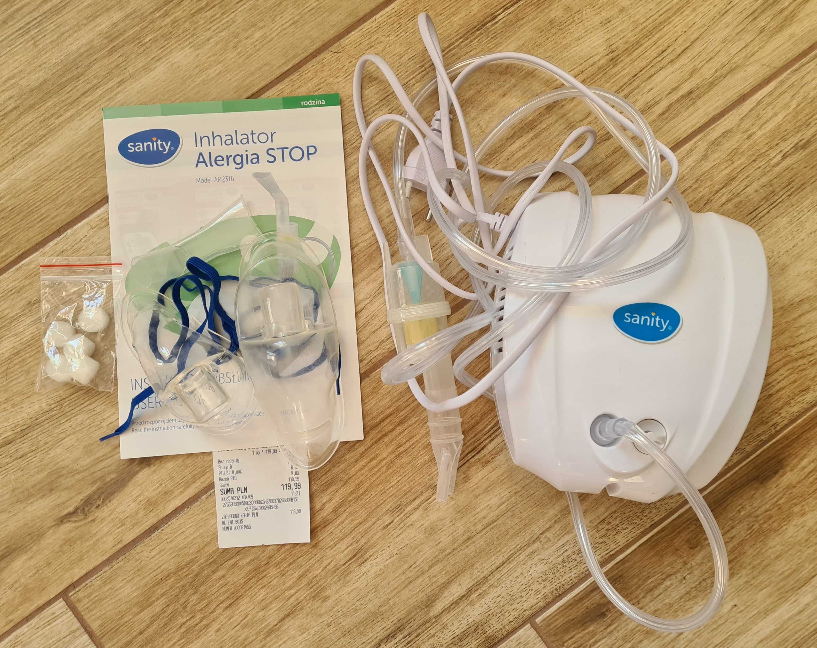 Inhalator Sanity AP 2316 w zasadzie nowy
