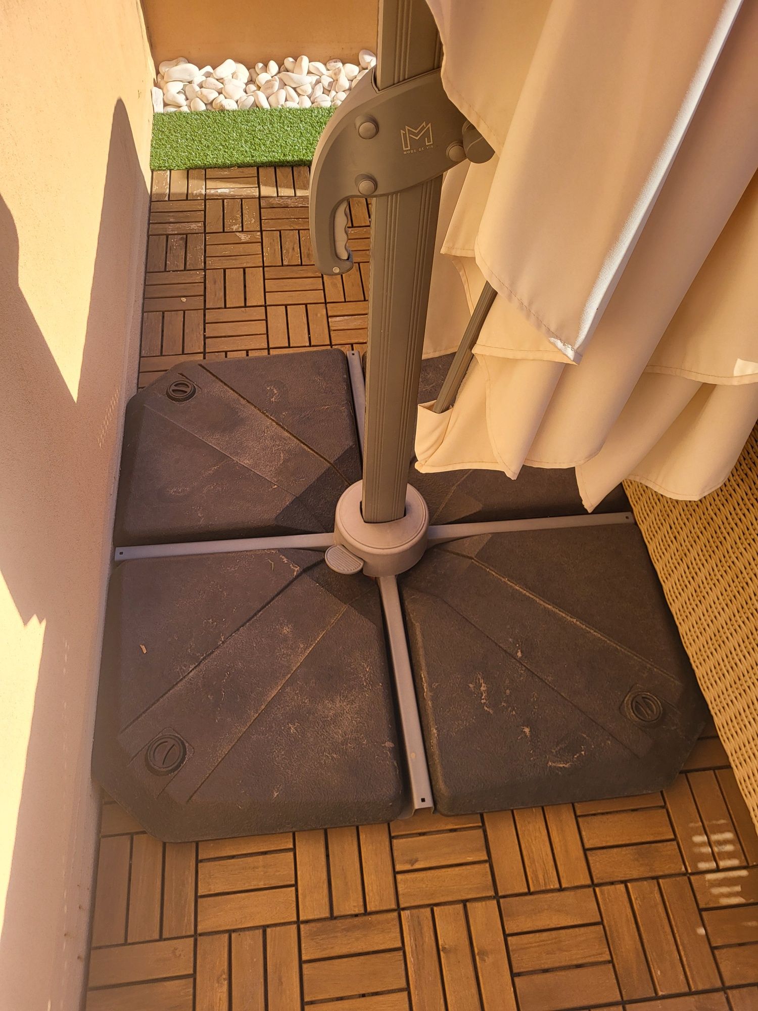 Chapéu de Sol 4x3 com Base