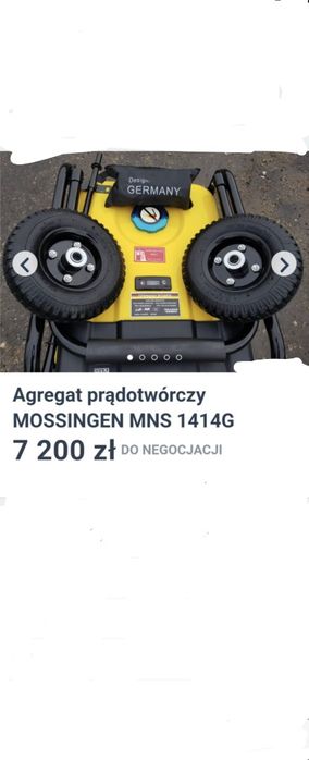 Agregat prądotwórczy siłowy
