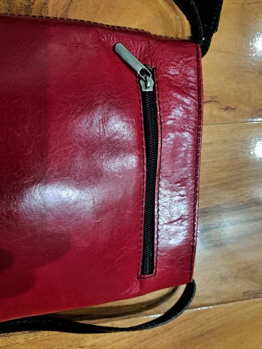 Torba listonoszka Vera Pelle skóra naturalna