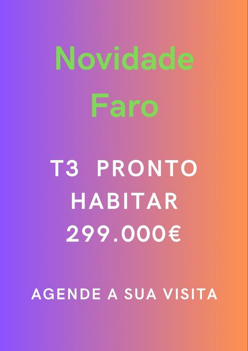 FARO - T3 Pronto a Habitar
