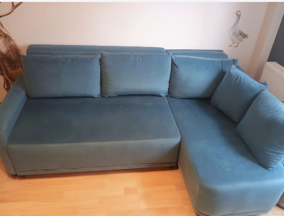 Narożnik niebieski TOSCA Agata Meble