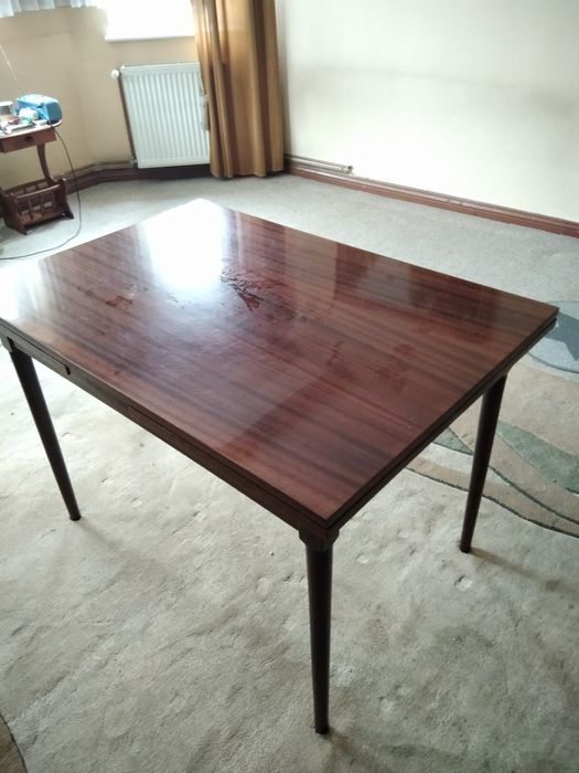 Stół salonowy rozkładany PRL