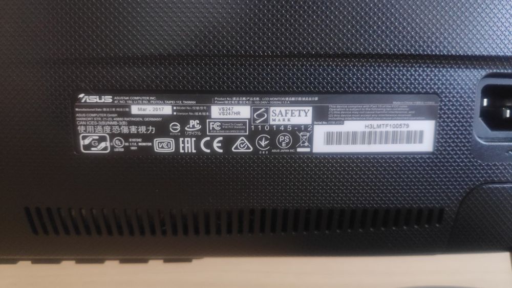 Asus VS247HR Full HD 24"