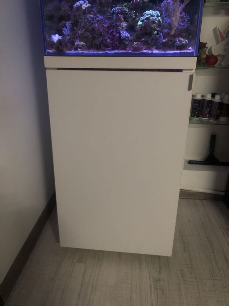 Akwarium opthi white 50x50x50+sump+szafka z koroną