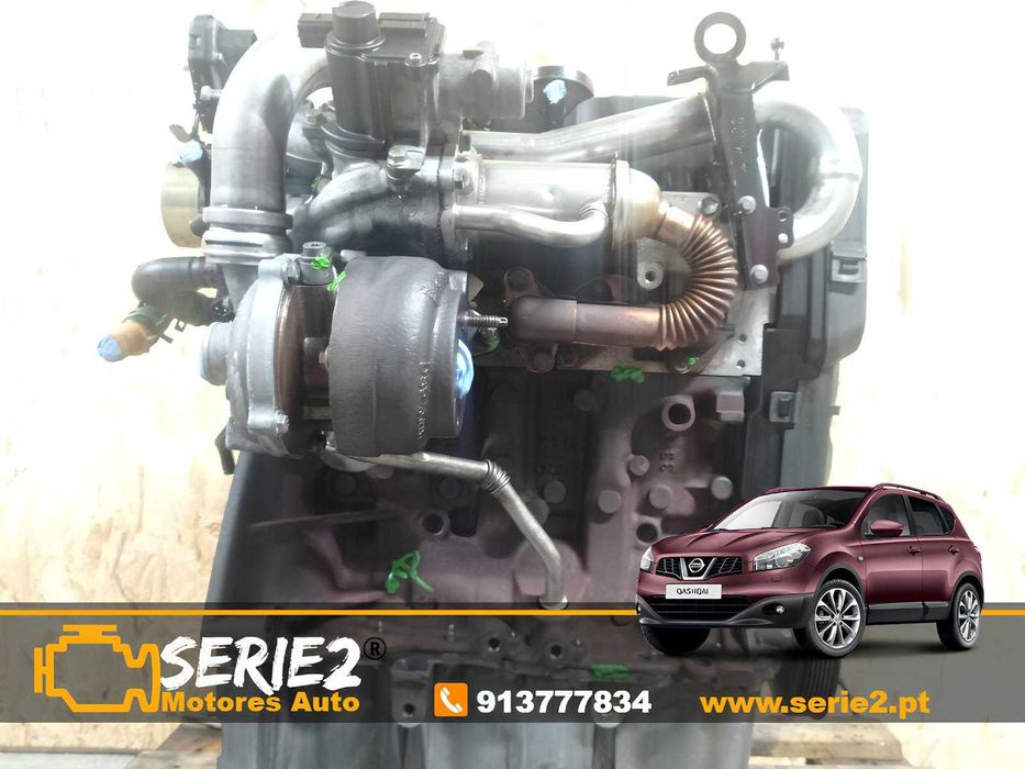 K9K282 Motor Nissan Qashqai 1.5 DCI 105cv