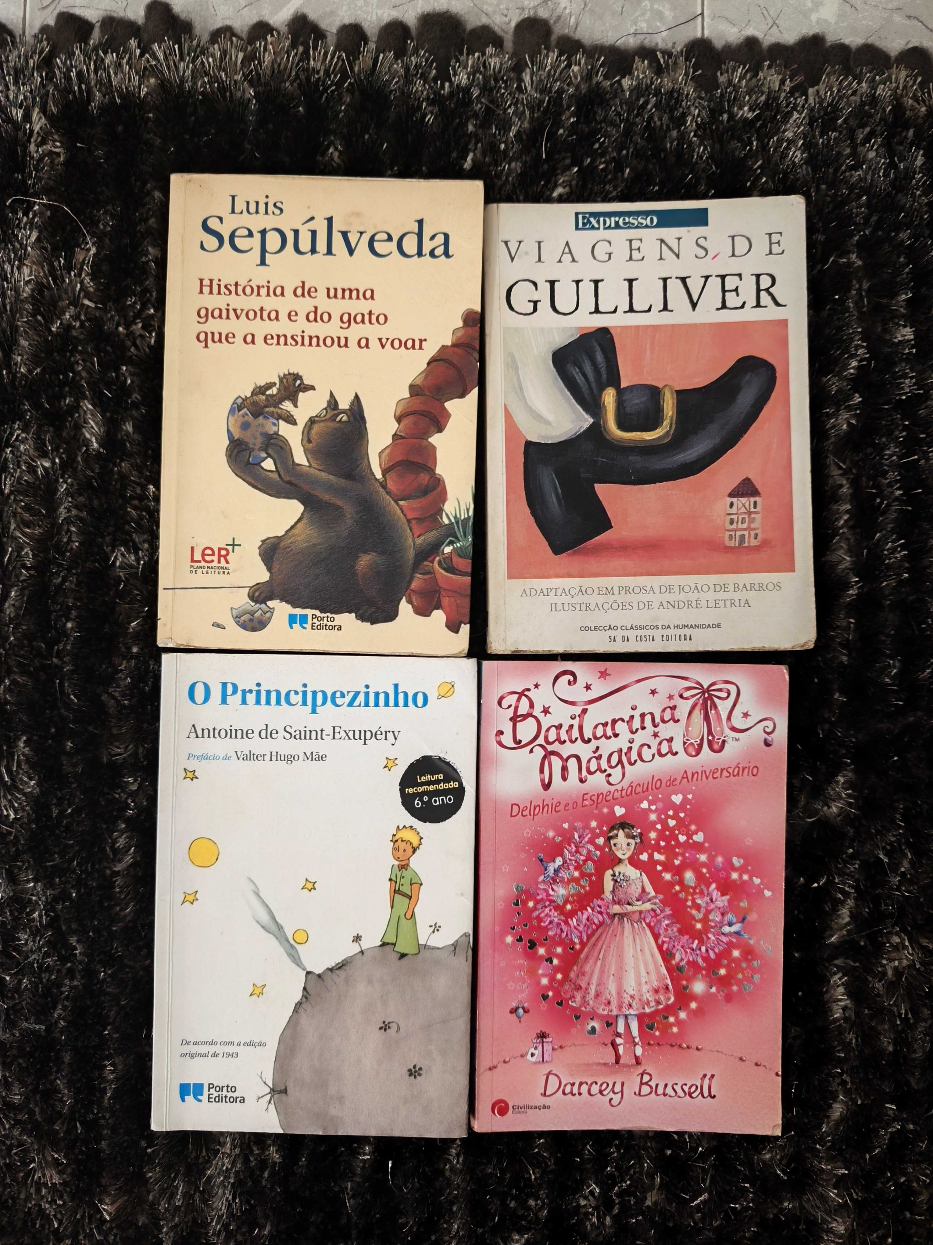 Lote de livros em excelente estado