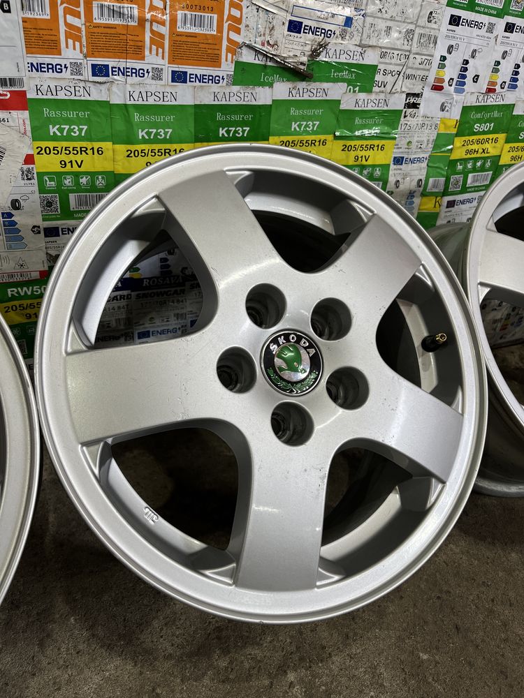 Литі диски оригінал r14 5/100 6j et43 Skoda fabia vw polo шкода фабія