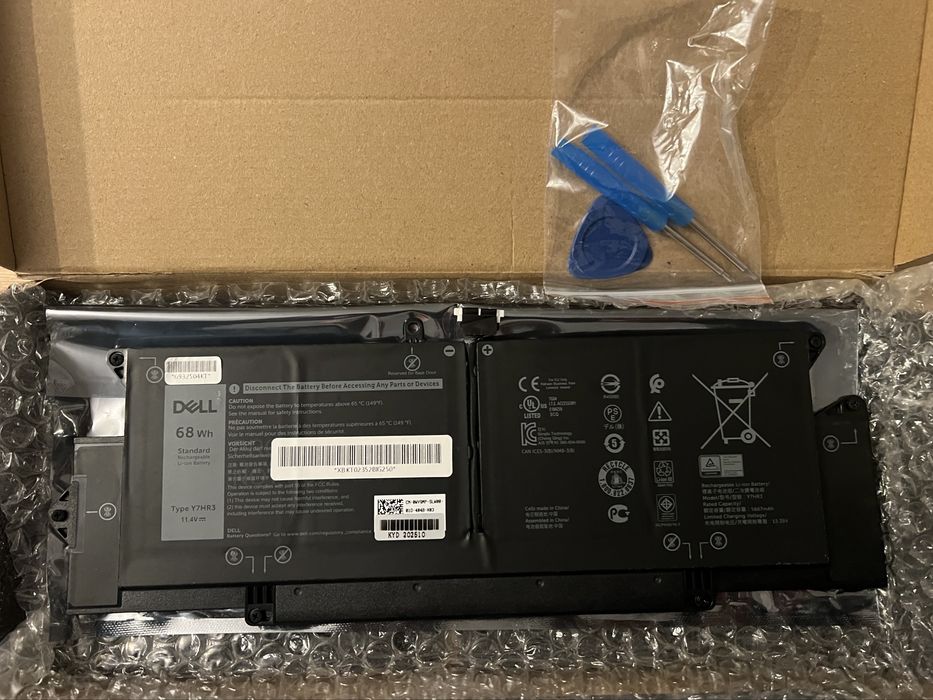 Nowa oryginalna bateria Y7HR3 68Wh Dell Latitude 7410!!!