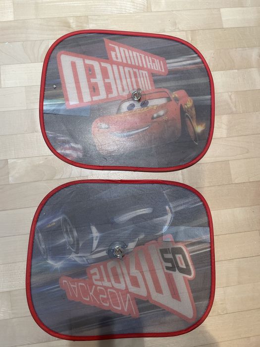 2 zasłony przeciwsłoneczne Cars do samochodu dla dziecka