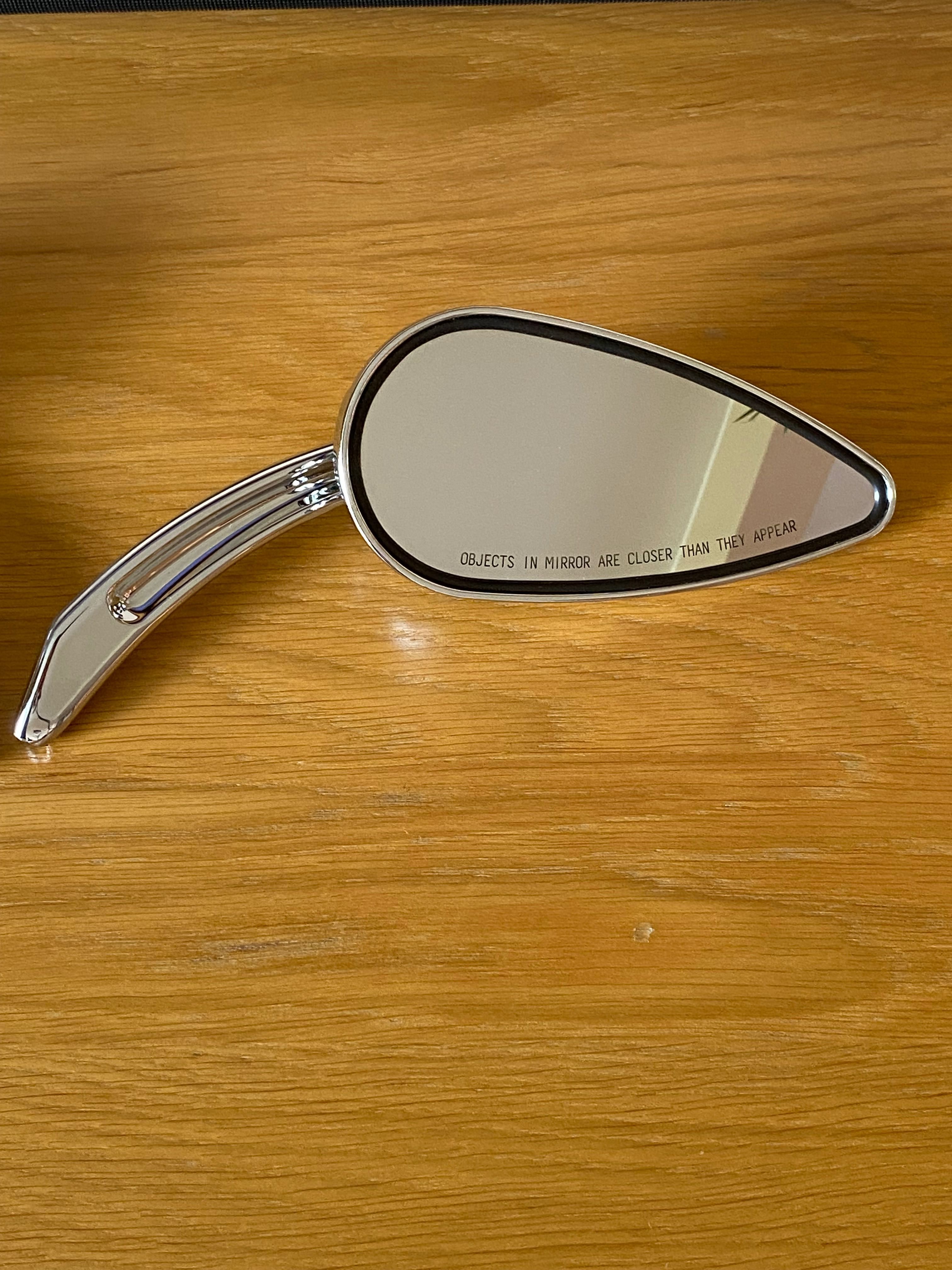 Lusterka Harley-Davidson Skull Teardrop Rearview Side Mirrors Chrom