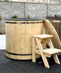 Balia do schładzania Beczka do morsowania po Sauna 1x1m Zestaw Wysyłka