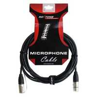Kabel mikrofonowy Roxtone DMXX200L3 3m XLR żeński/ XLR męski