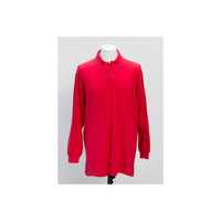 Burberry czerwone polo XL long sleeve koszulka z długim rękawem 90'