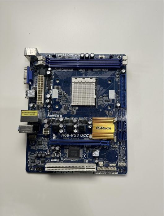 Płyta główna ASROCK N68-VS3 ucc socket AM3 DDR3
