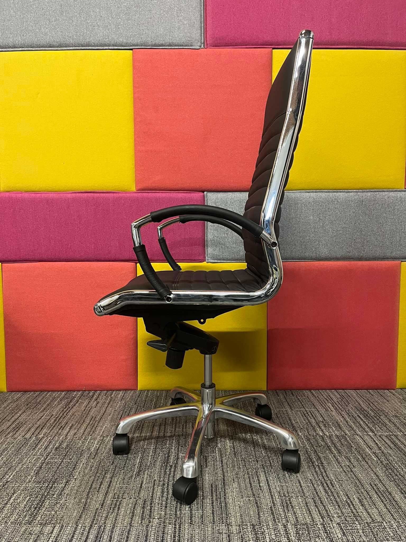 NOWY Fotel biurowy obrotowy HJH Office Parma 20 skórzany okazja!