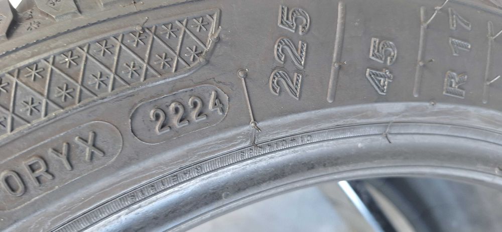 2x Nowe Opony Zimowe 225/45R17 Kleber Krisalp HP3 DEMO