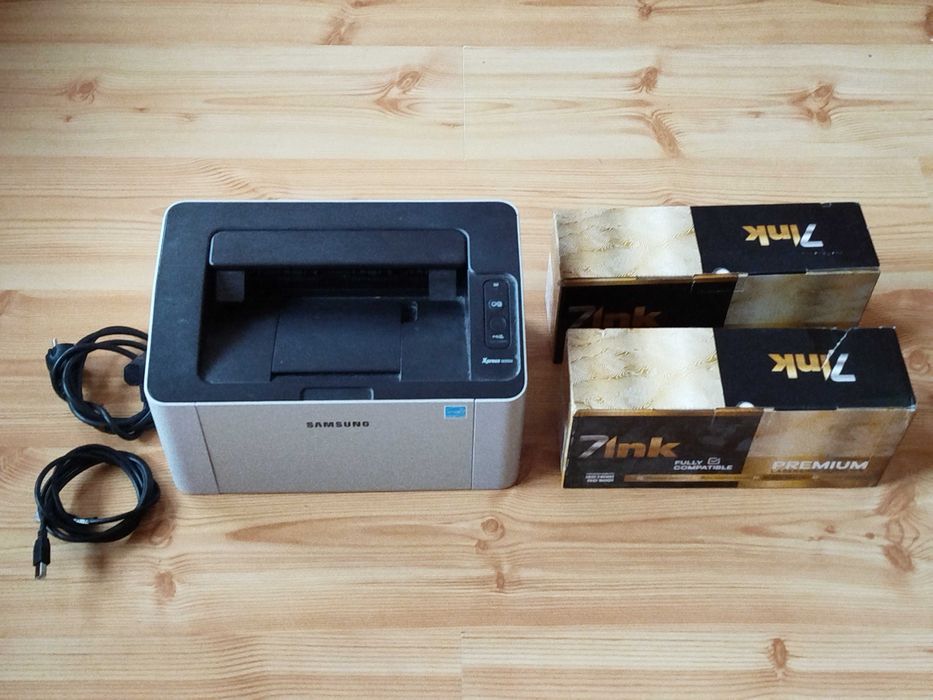 Samsung SL-M2026 mała drukarka laserowa do domu + 2 tonery