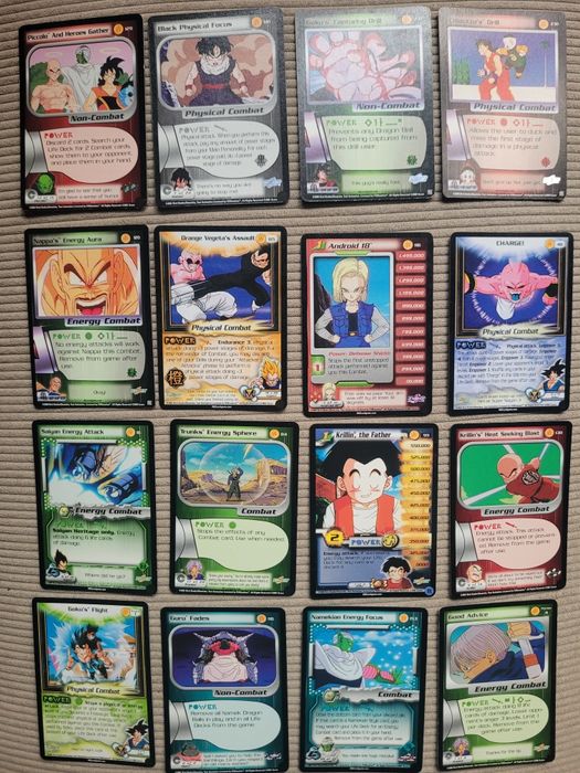 Karty Dragon Ball CCG SCORE rare, promo, postacie.