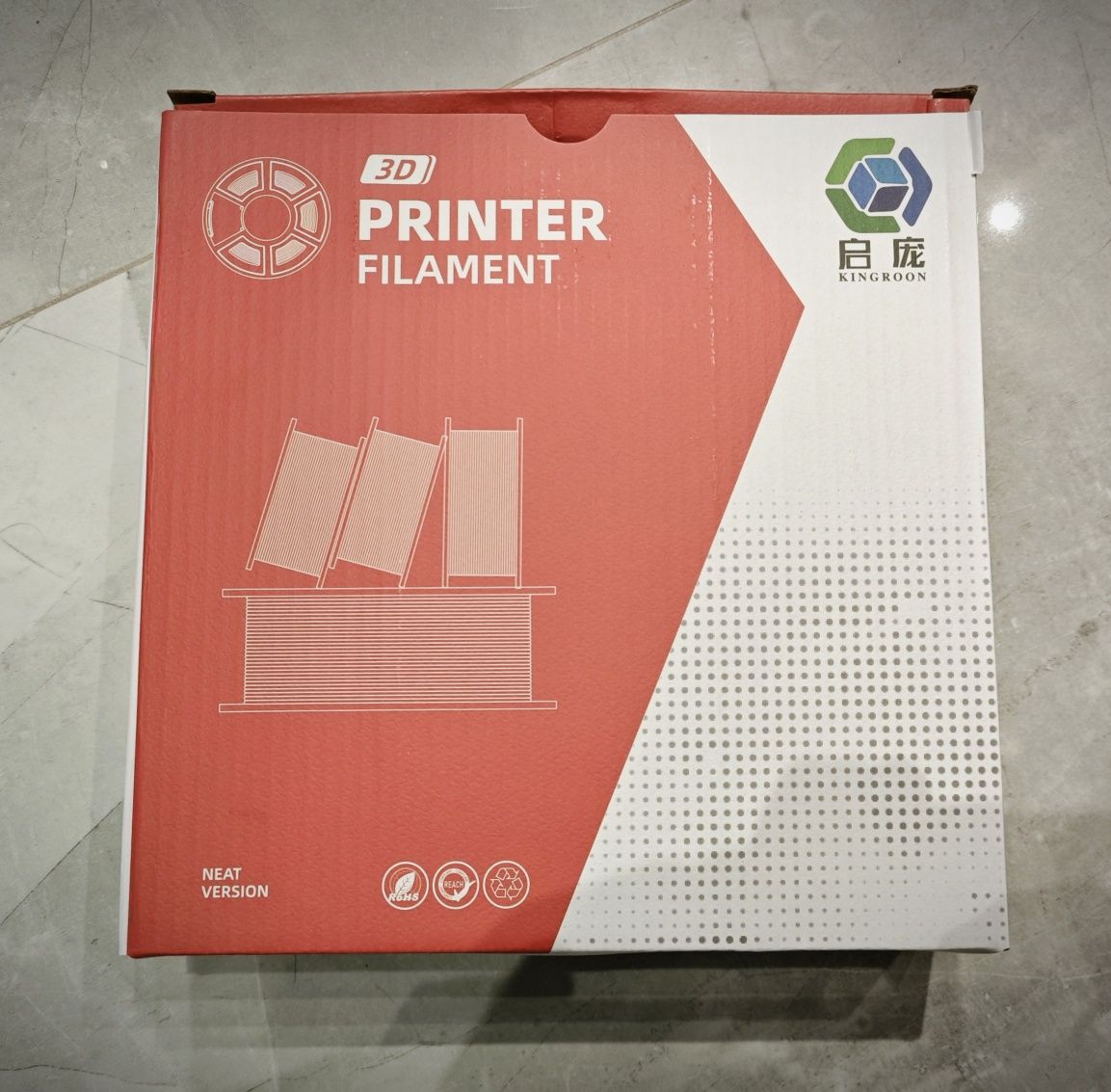 Філамент, пластик для 3D друку Сірий PETG