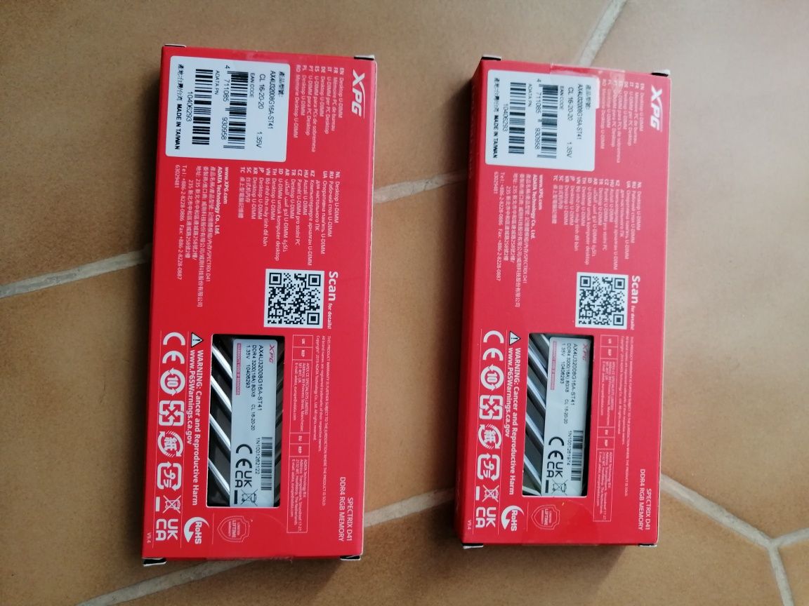 Memórias RAM XPG spectrix d41
