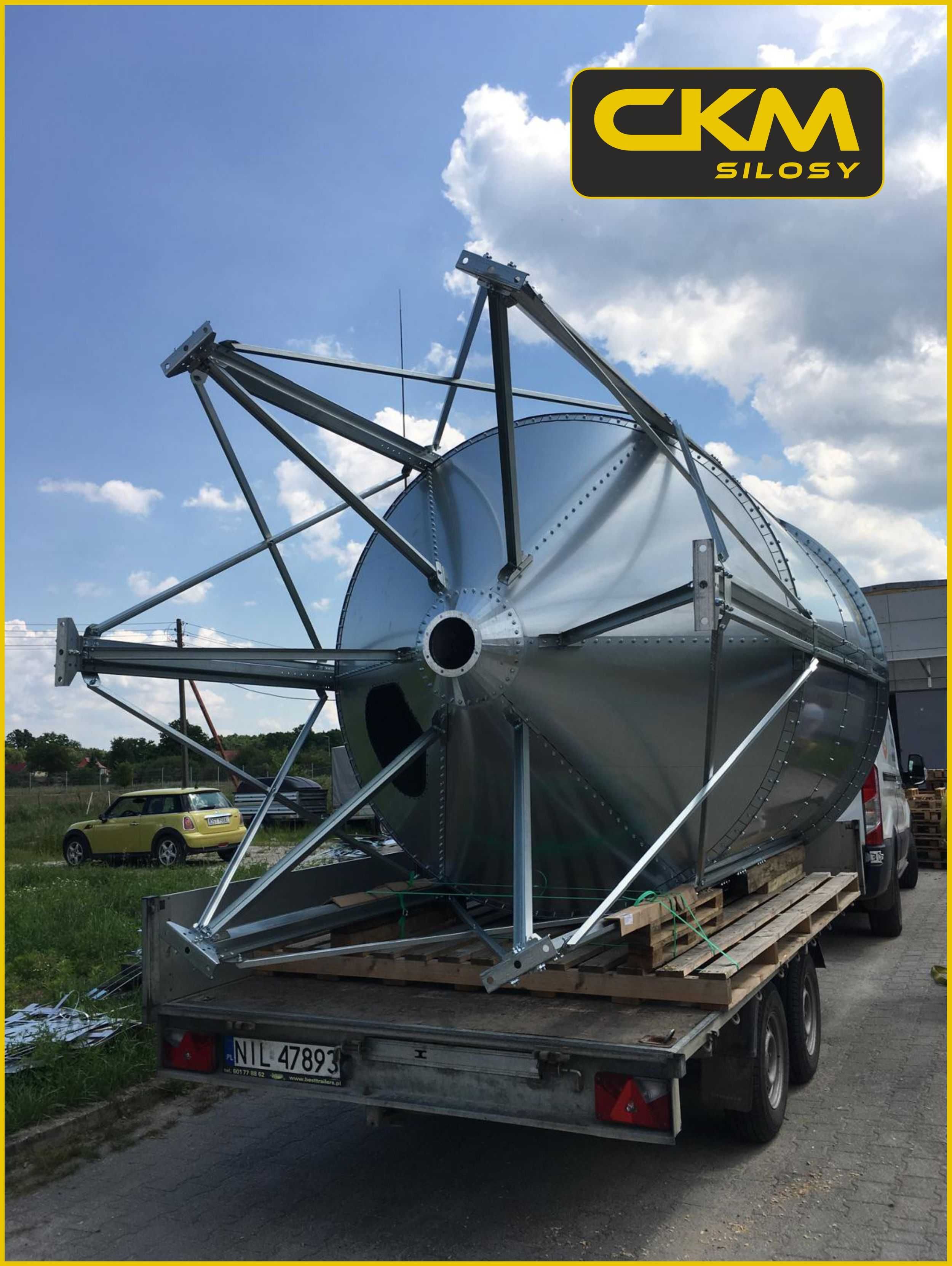 Silos lejowy paszowy CKM 23,8 m3, producent PL, złożony
