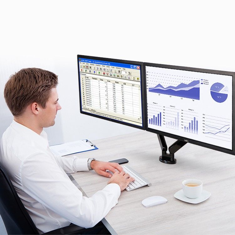 Podwójny stojak na monitor marki ErGear