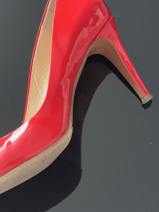 Туфлі - човники червоні Carlo Pazolini