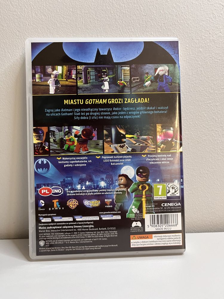 Gra lego Batman the wideogame pc dvd games for windows