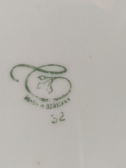 Talerze Porcelana Made in Germany Triptis przedwojenna
