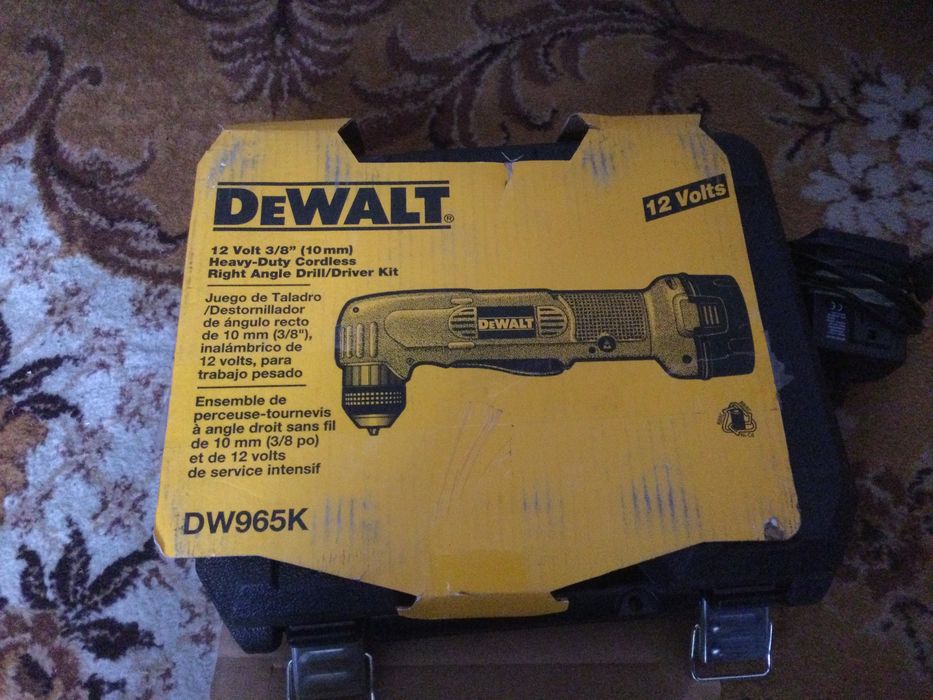 Dewalt 12v 10mm kątowa wiertarka /nowa