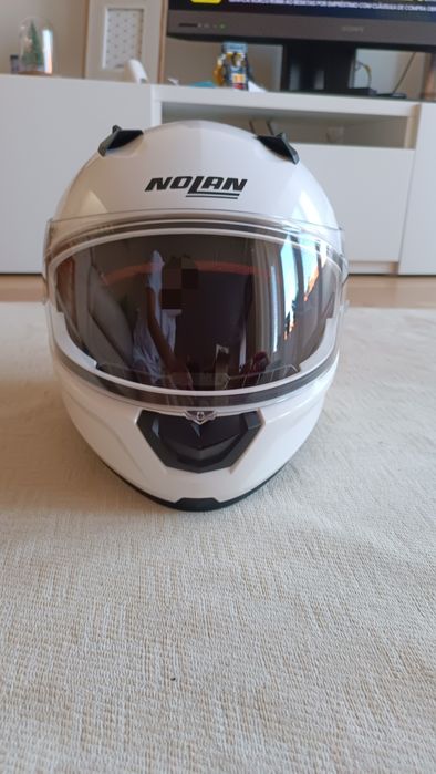 Capacete nolan n60-6 special pure white NOVO
