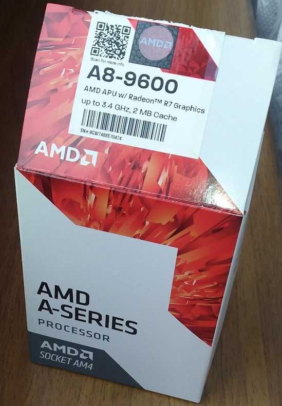 Procesor AMD A8-9600, z oryginalnym opakowaniem i chłodzeniem