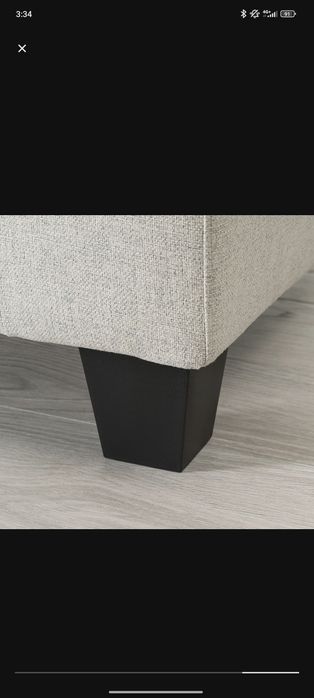 Sofá IKEA com chaise longue BOLLSTANAS Semi novo