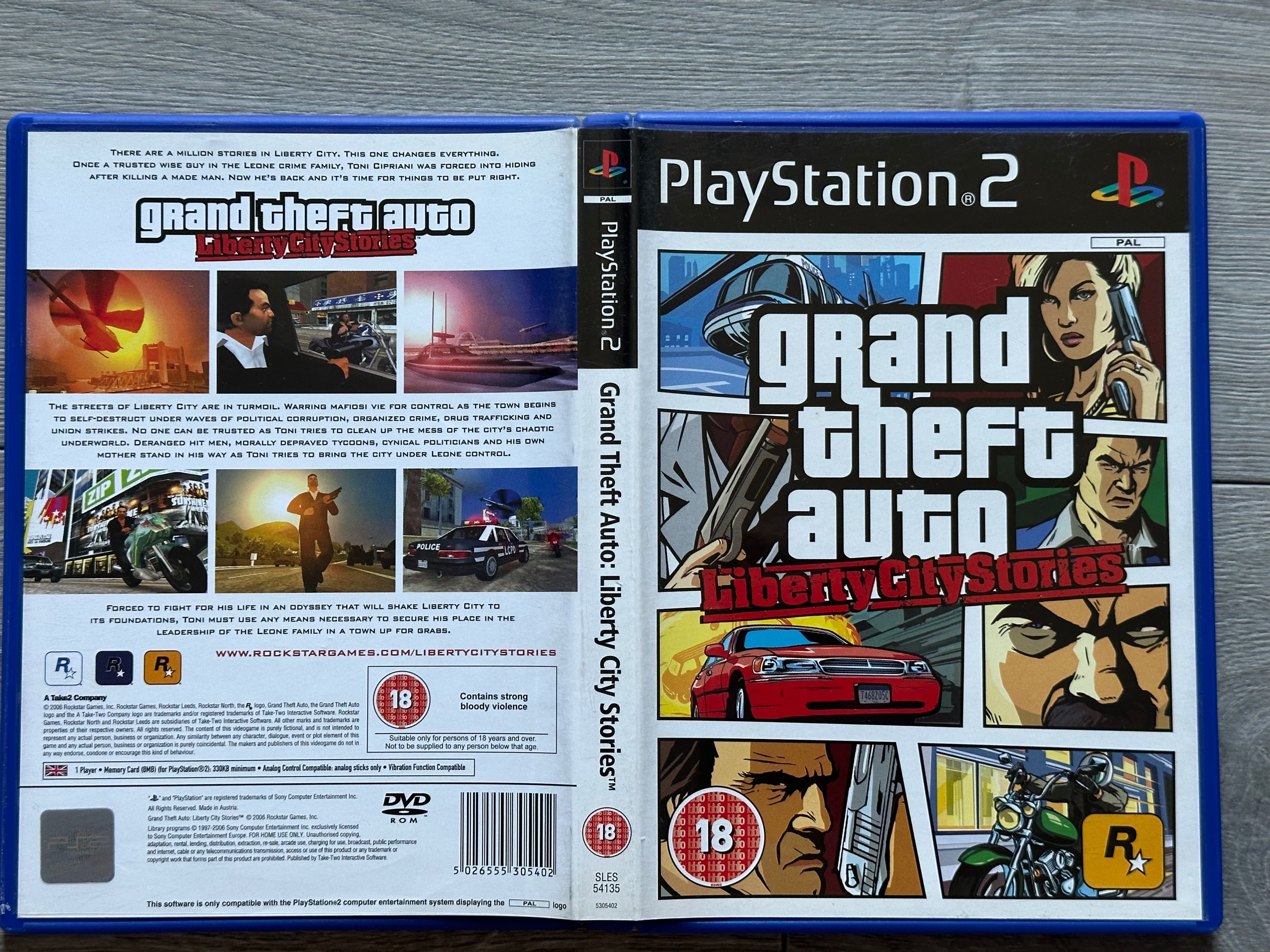 Grand Theft Auto: Liberty City Stories / Playstation 2