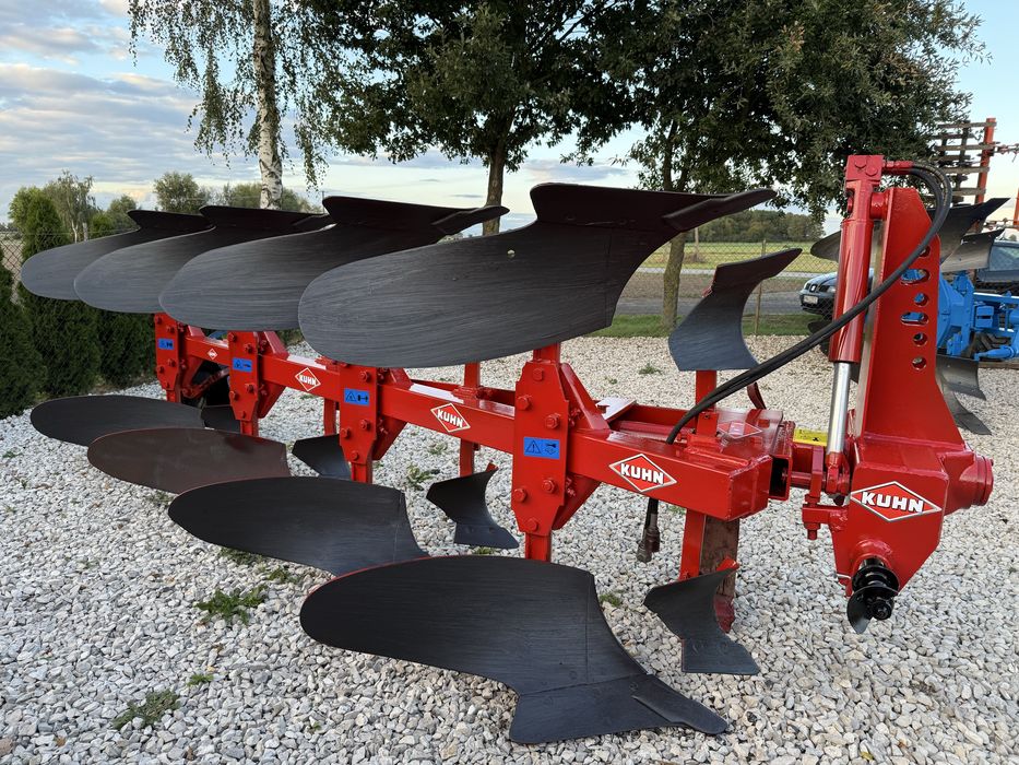 Pług 4 skibowy Obrotowy Kuhn Master 120! Zabezpieczenie!! Overum!!