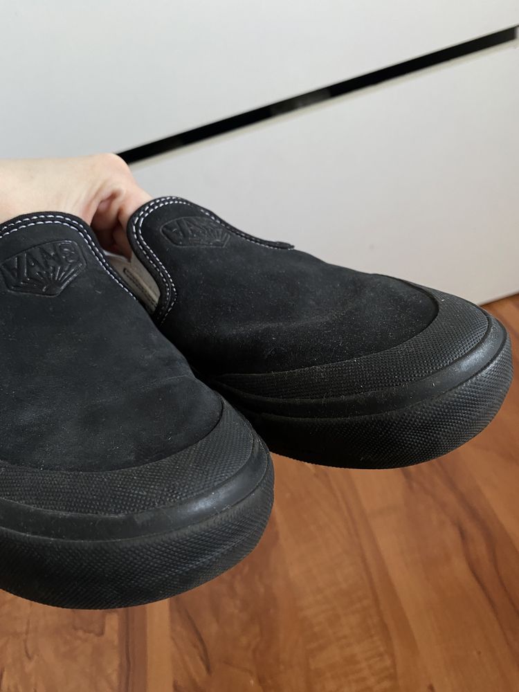 Buty wsuwane trampki czarne vans bmx usztywniane nowe