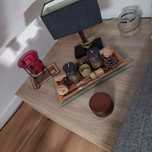 Mesa baixa beige Cambria