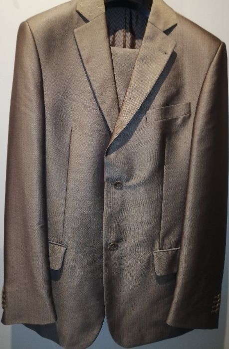 Garnitur męski Maurice Olbert roz.46/182 marynarka+spodnie i pokrowiec