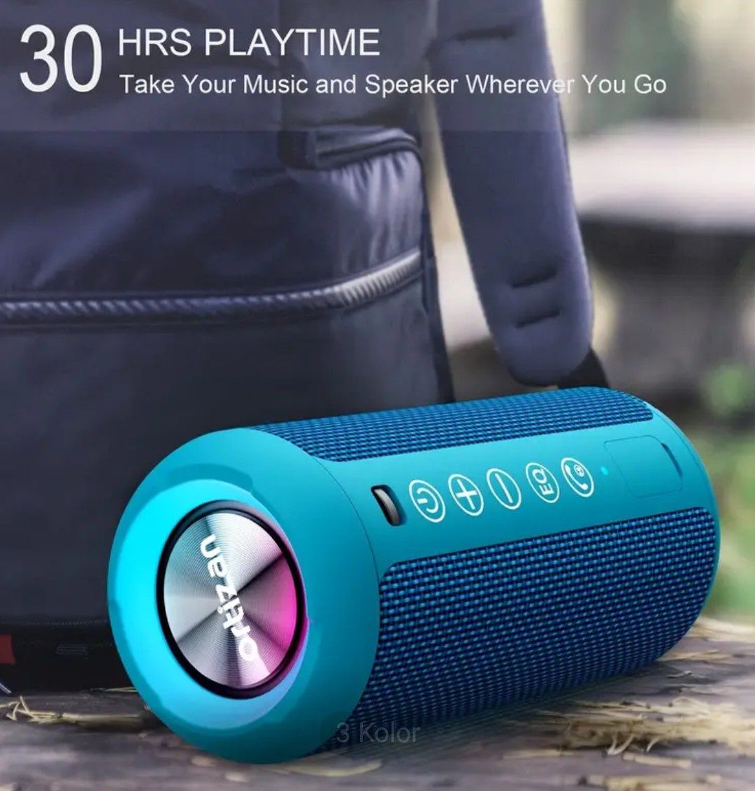Głośnik Ortizan X10 24W Bluetooth 5.3 MicroSD jack 3,5mm RGB