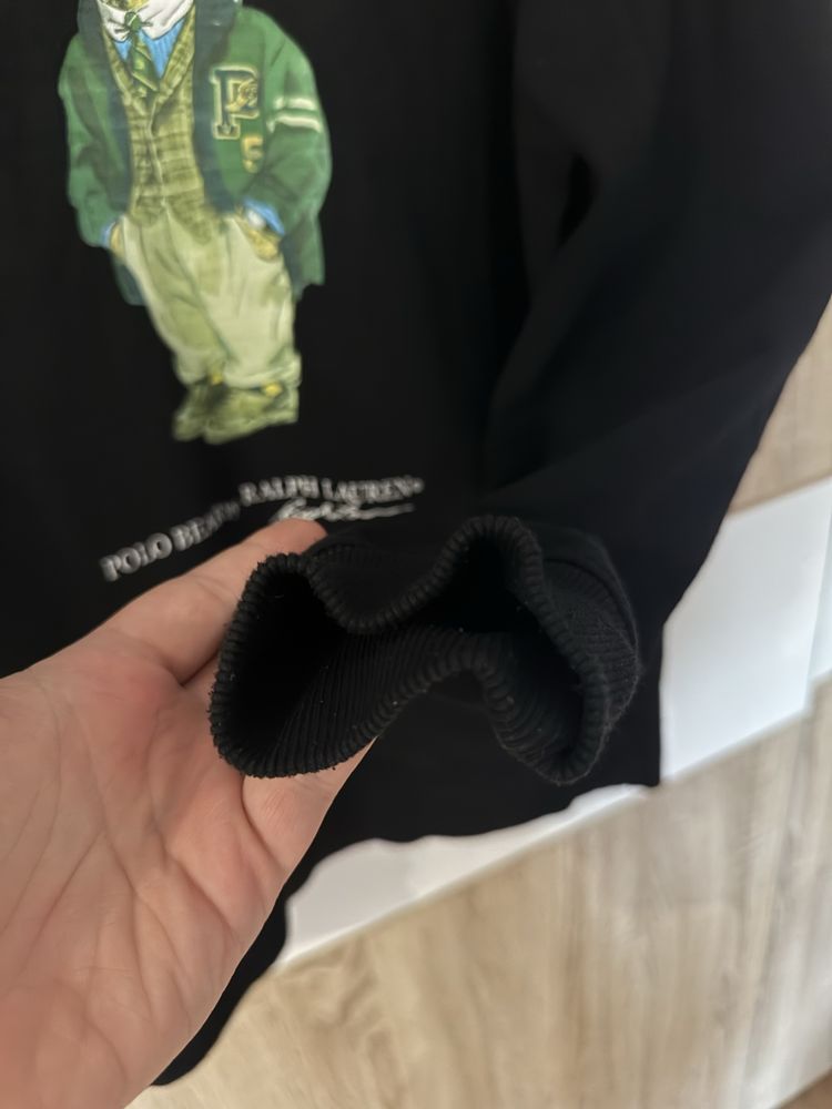 Bluza Polo Ralph Lauren L bear nowa kolekcja miś viral hit czarna