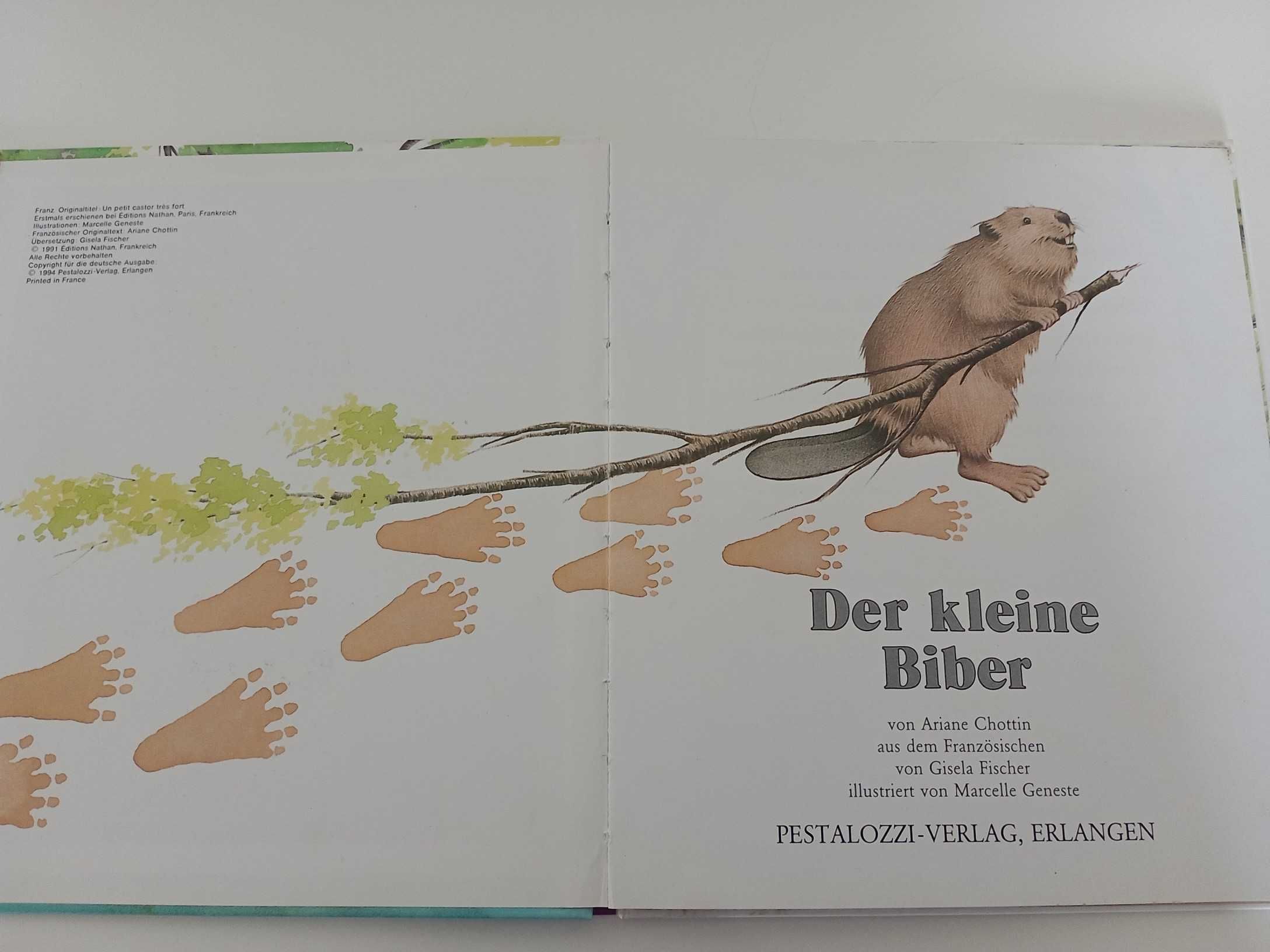 Der kleine Bieber Książeczka dla dzieci po niemiecku