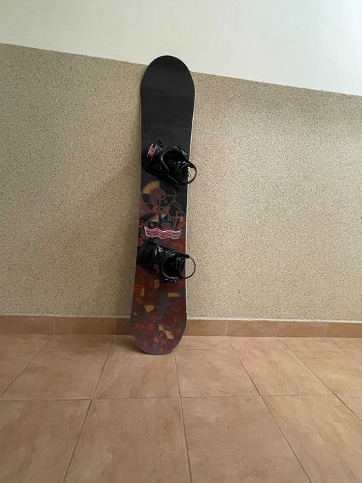 Snowboard Burton 155 free ride + wiązania Drake + pokrowiec