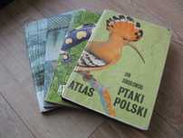 Atlasy przyrodnicze PRL zwierzęta 4szt.