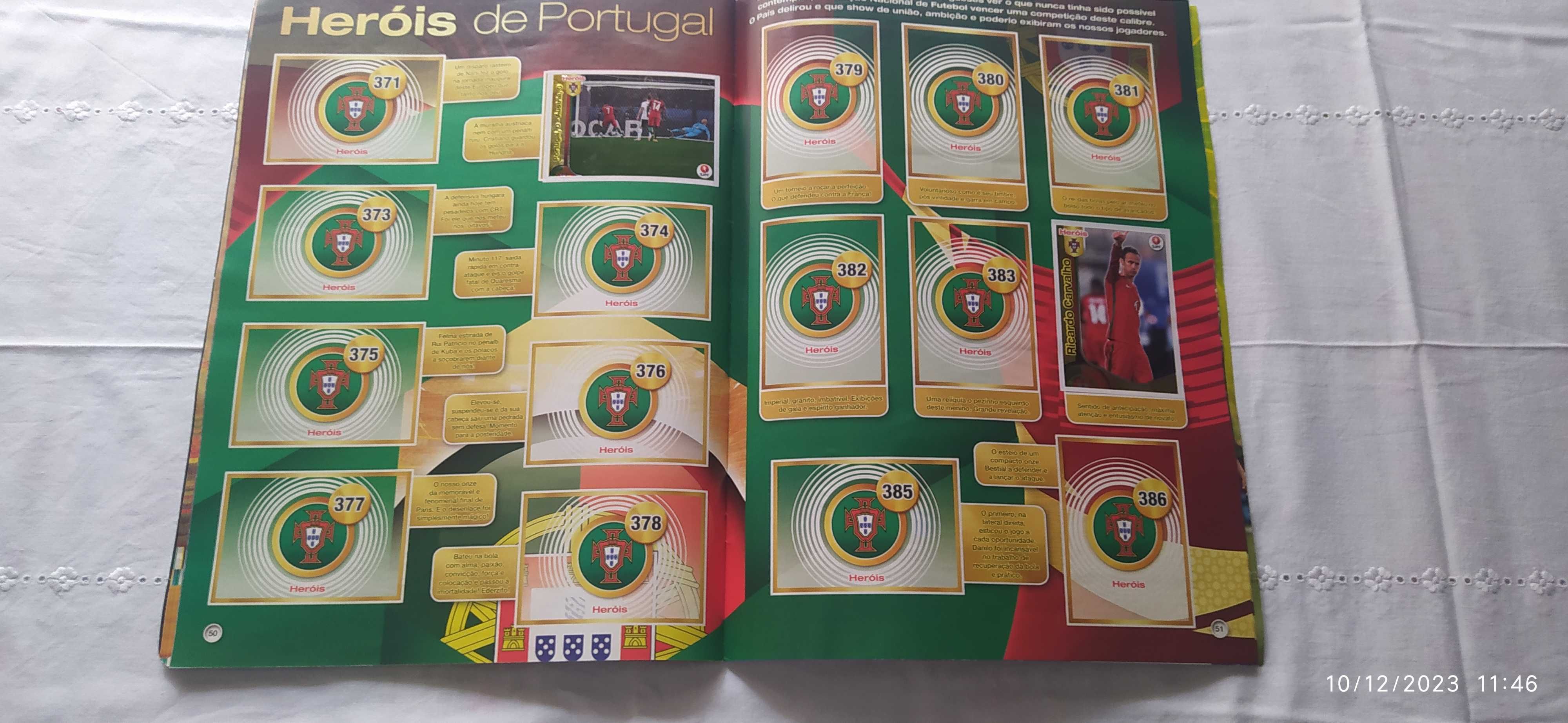 Caderneta Panini INCOMPLETA Futebol Liga Nos 2016-17