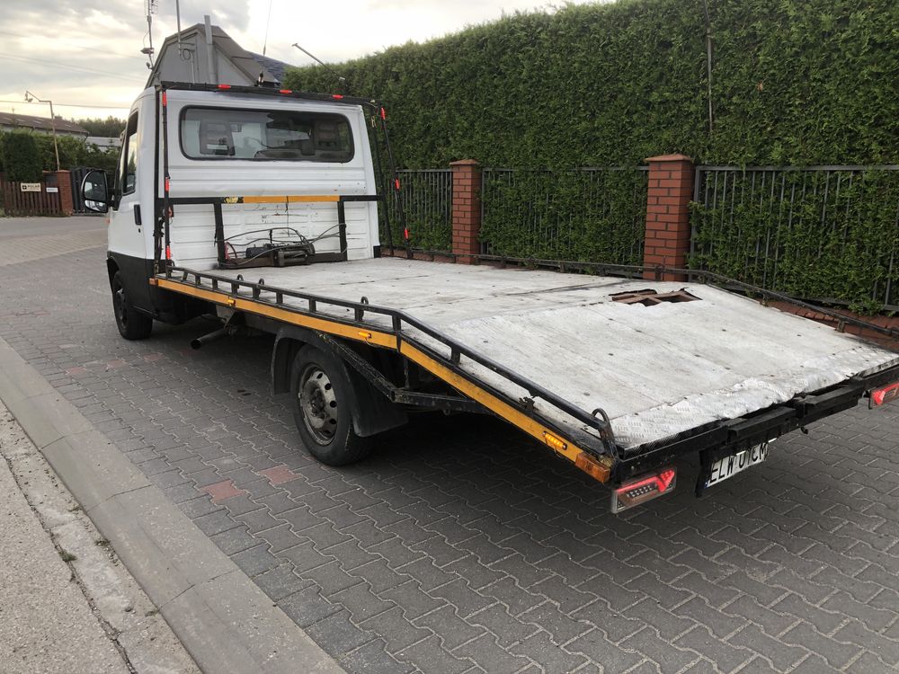 Laweta Fiat Ducato 2.5 Diesel Najazdy