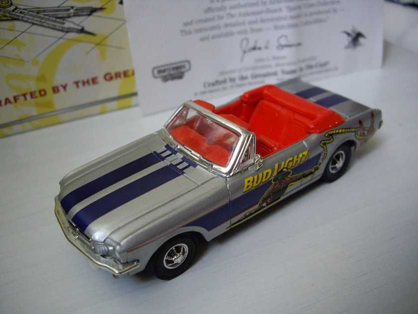 Matchbox FORD MUSTANG CONVERTIBLE Budlight "Rodeo" Unikat !!!