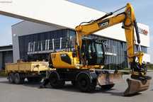 JCB JS145W  | 2013r | 8400h | 16t. | Centralne | Bez DPF | +przyczepa | +osprzęt |